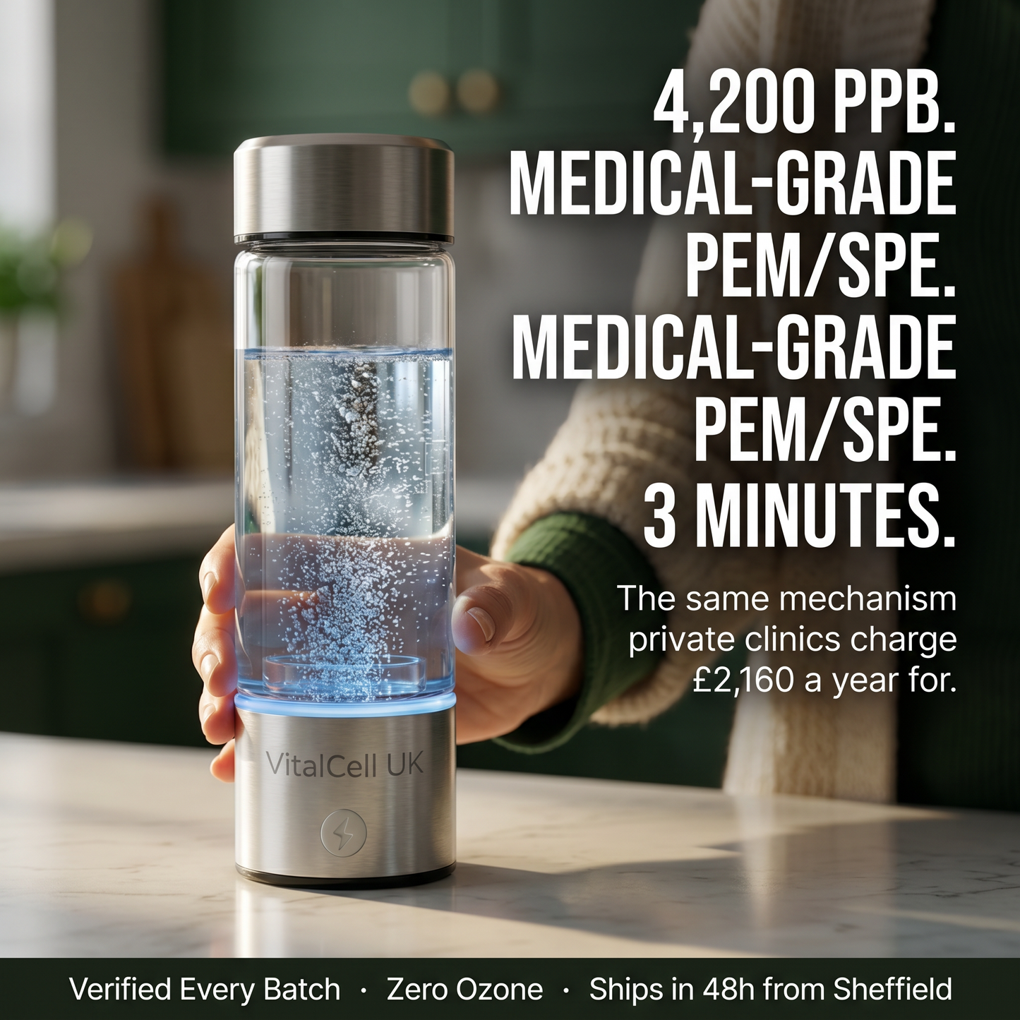 VitalCell™ — The Medical-Grade PEM/SPE Device That Addresses the Antioxidant Gap Your GP Cannot Measure